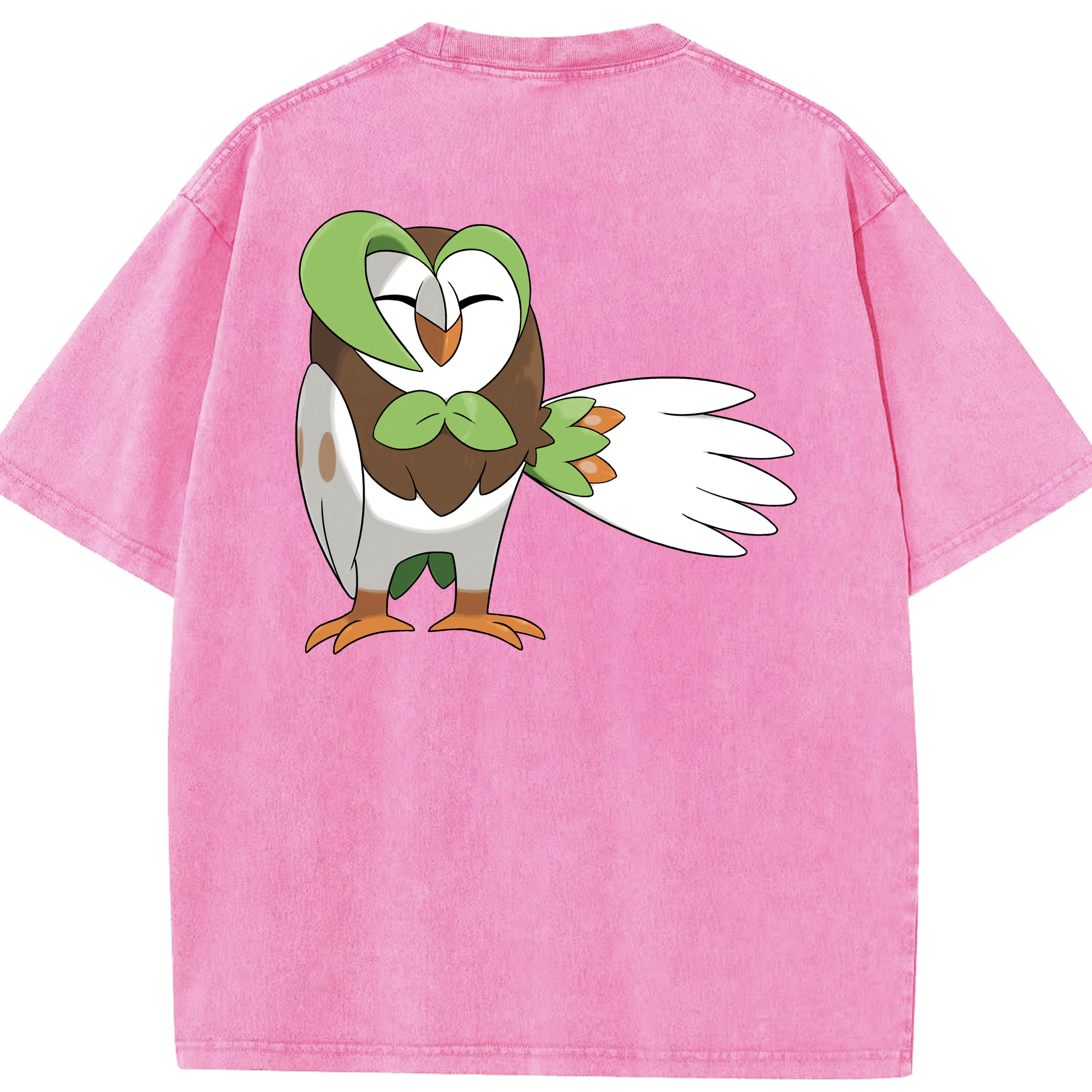 （画像用） ポケットモンスター Pokémon 綿100% ヴィンテージ風 半袖Tシャツ（背面プリント）